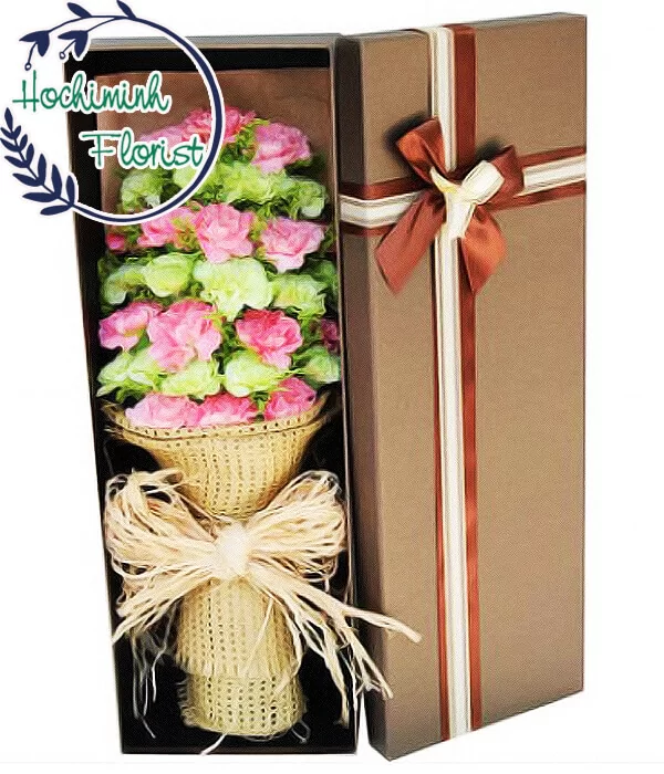 5 Dozen Mixed Carnations In A Box