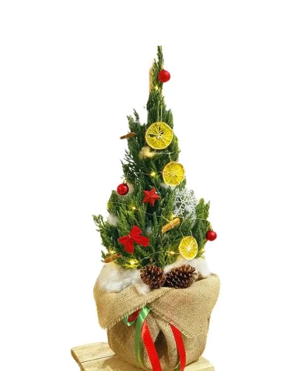 Christmas Tree With Ribbons 60cm