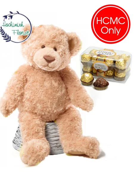 Teddy & Ferrero Rocher Chocolate Combo Gifts
